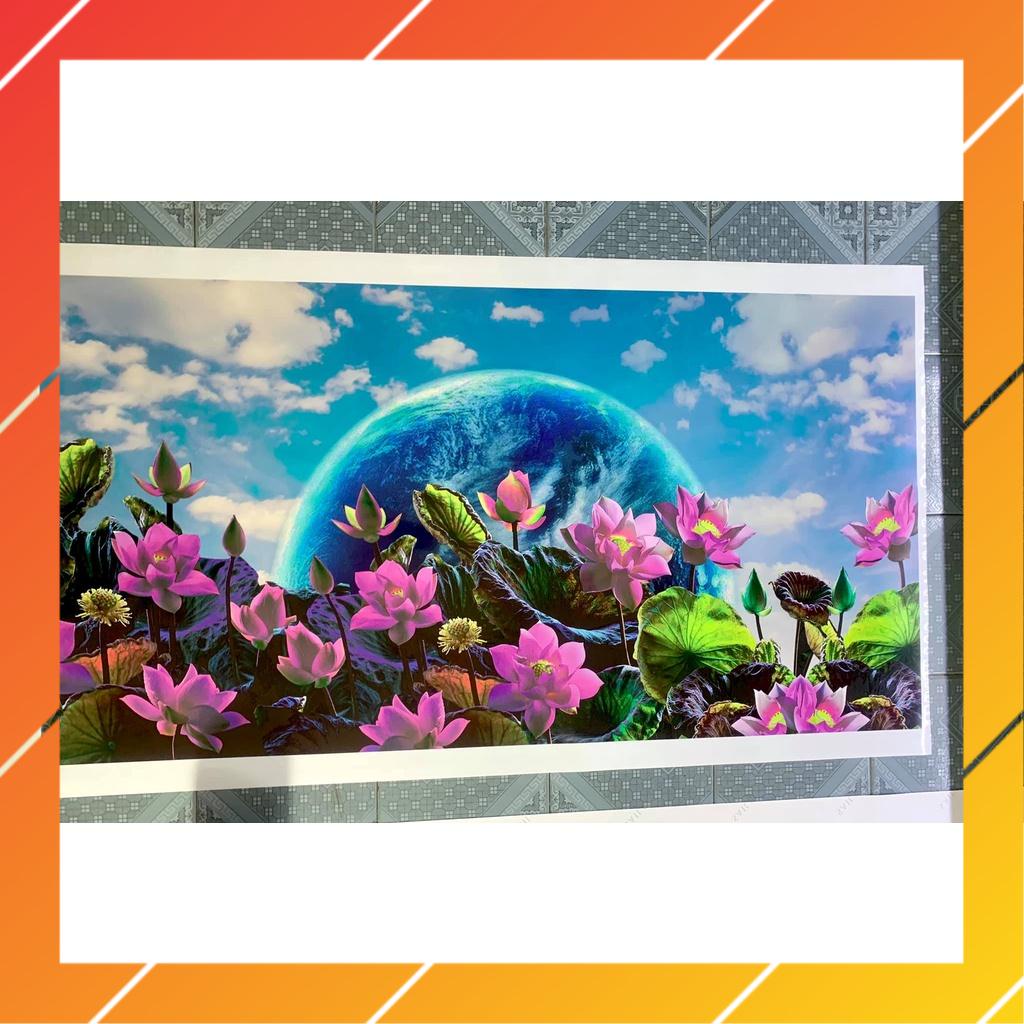 Tranh 3d dán bể cá thủy sinh (Tranh lưng)
