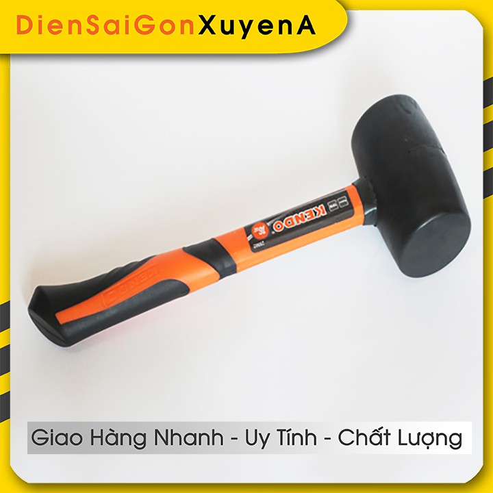 Búa cao su 16oz 450g dài 33mm TPR Rubber KENDO 25502 - Điện Sài Gòn Xuyên Á
