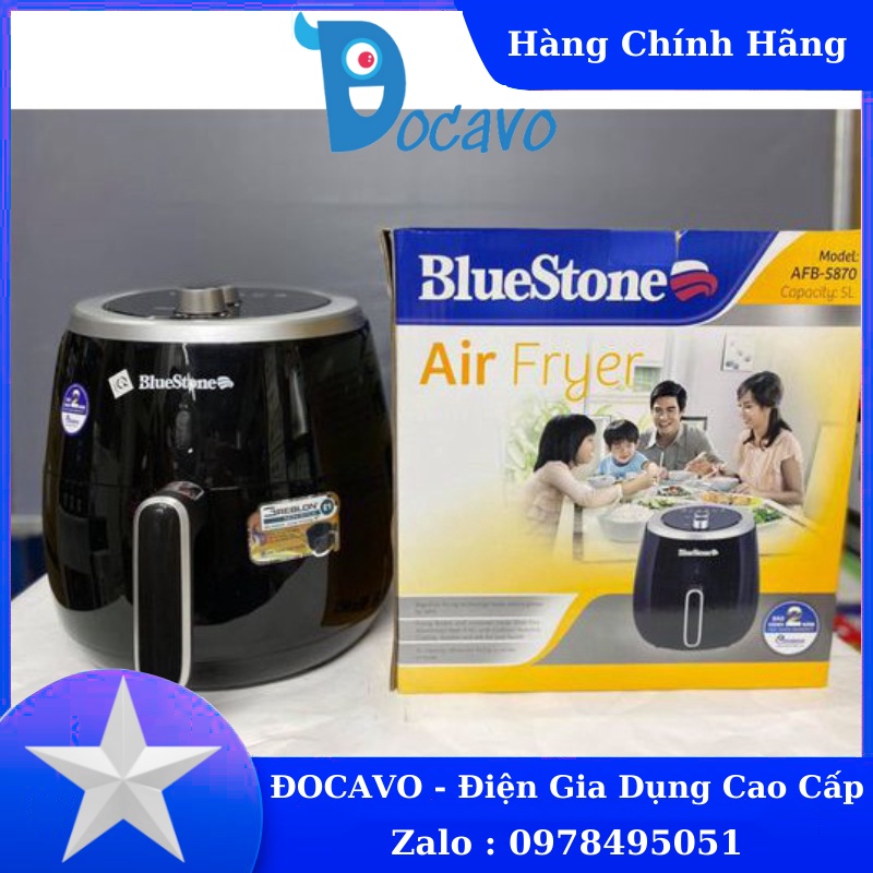 Nồi Chiên Không Dầu Bluestone AFB-5870 - Hàng Chính Hãng Đocavo