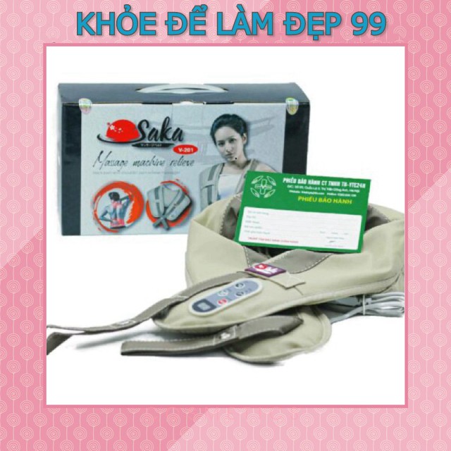 [Freeship] Máy Đấm Lưng Xoa Bóp Bấm Huyệt Massage Nhật Bản [Hàng Chính Hãng]