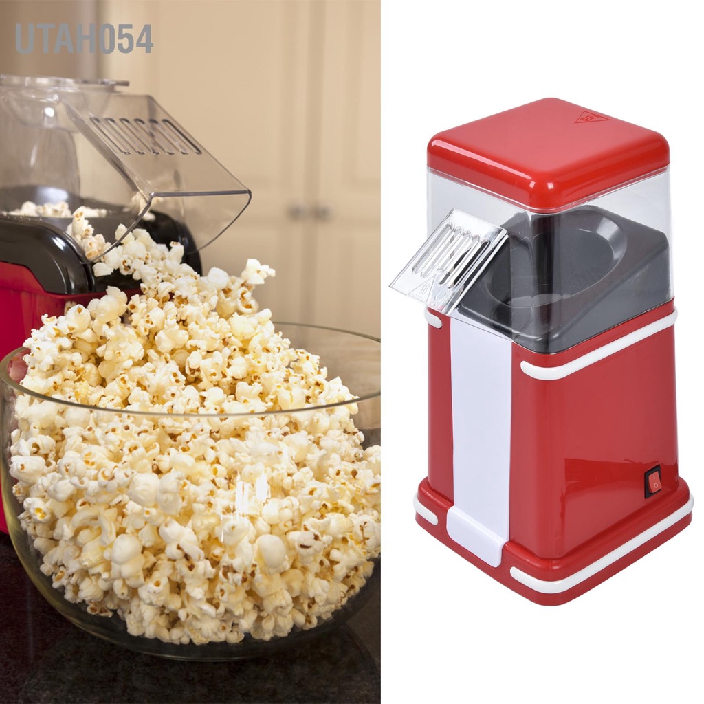 Máy làm bắp rang bơ, bỏng ngô bằng điện Thiết kế không khí nóng nhỏ gọn 1200W cho bữa tiệc gia đình