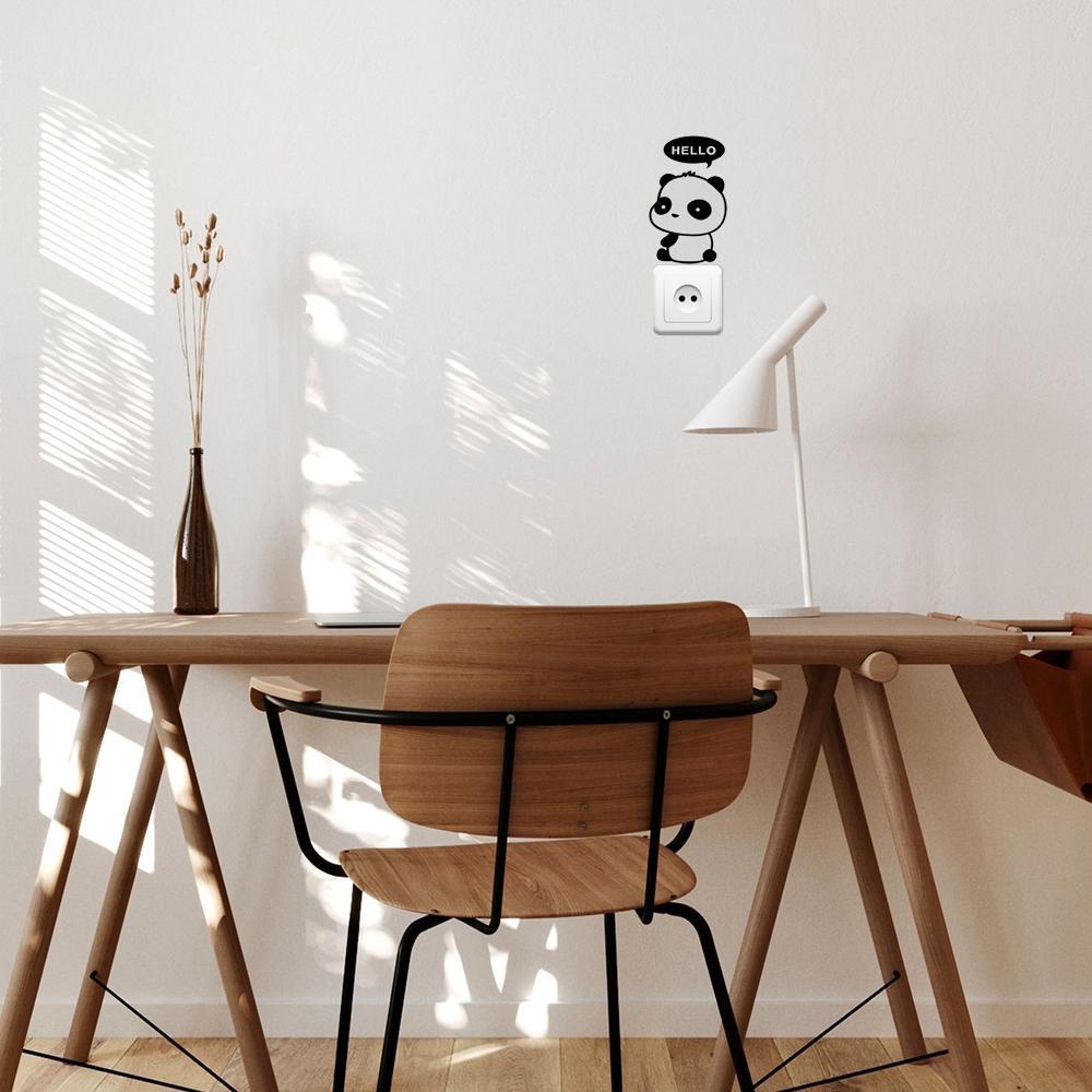 LANFY Miếng Dán Tường Trang Trí Phòng Khách / Phòng Ngủ Tháo Rời Được