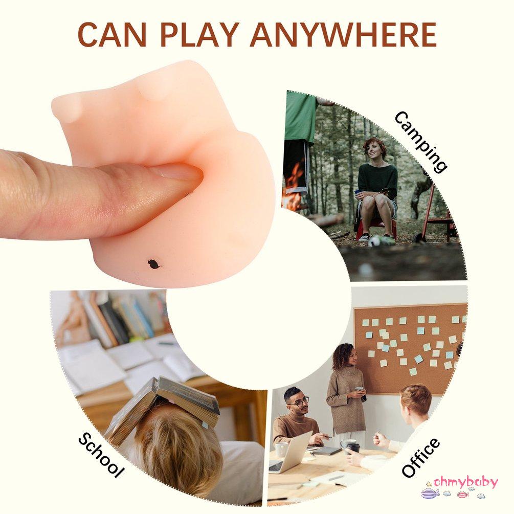 Set 2 Đồ Chơi Xốp Squishy Giảm Stress Hình Thú Dễ Thương Cho Bé