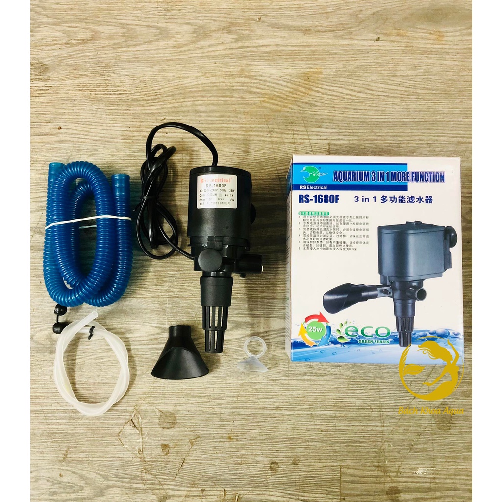 Máy bơm đa năng RS-1680F và RS-2680F cho bể cá