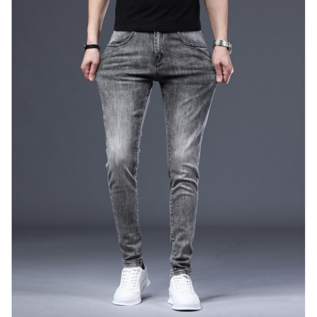 Quần jean nam co giãn cao cấp ống suông | BigBuy360 - bigbuy360.vn