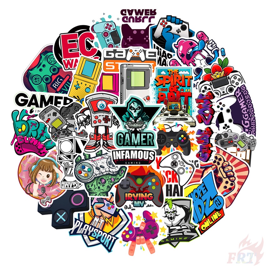 Bộ 50 Cái ❉ Miếng Dán Trang Trí Máy Chơi Game Nintendo Switch Series 02 ❉ Sticker Dán Tường Chống Thấm Nước Thời Trang