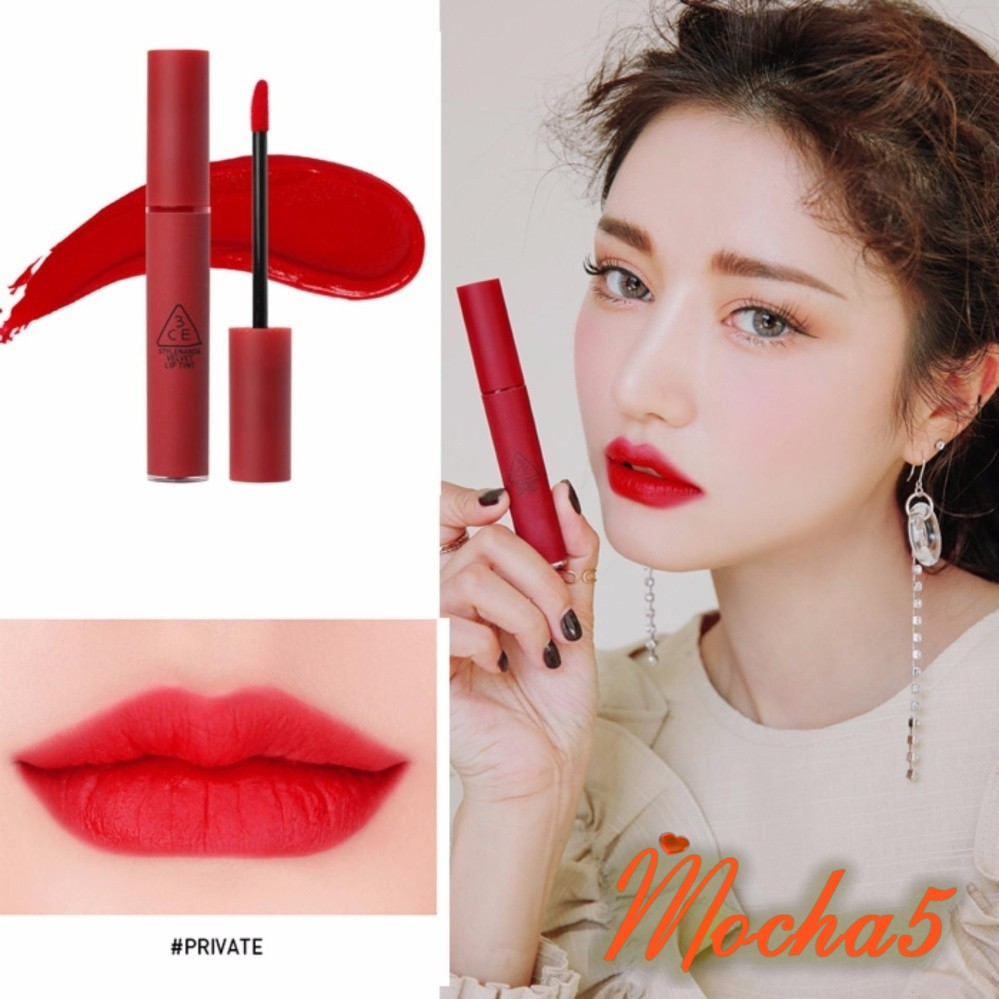 Son kem lì 3CE VELVET LIP TINT cực nhẹ môi (Auth - Sẵn đủ màu )