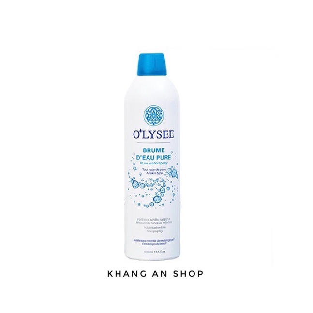 Xịt khoáng dưỡng da O'Lysee Pure Water Spray 400ml