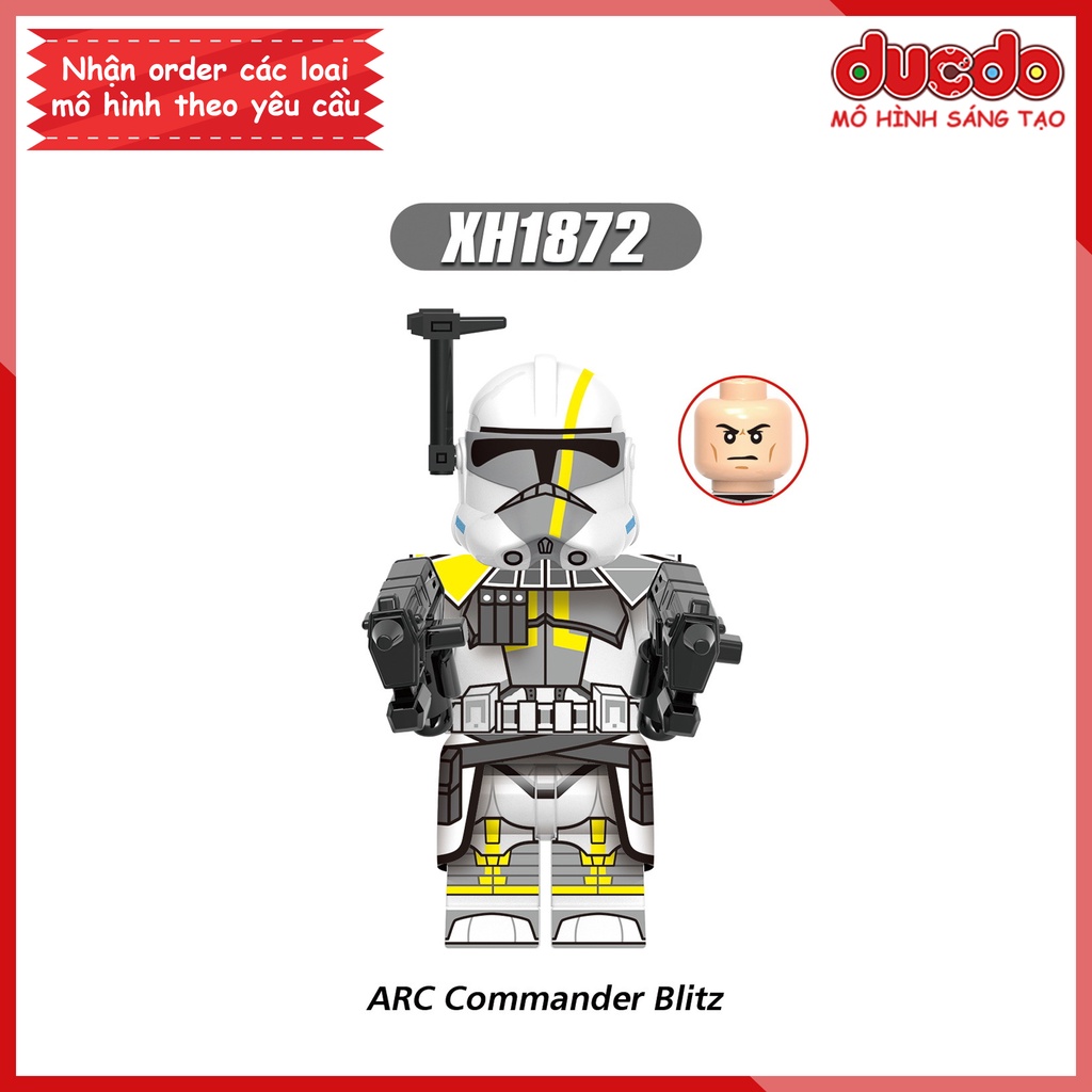 Minifigures nhân vật Star Wars Chiến tranh giữa các vì sao - Đồ chơi Lắp ghép Xếp hình Mô hình Mini XINH X0333