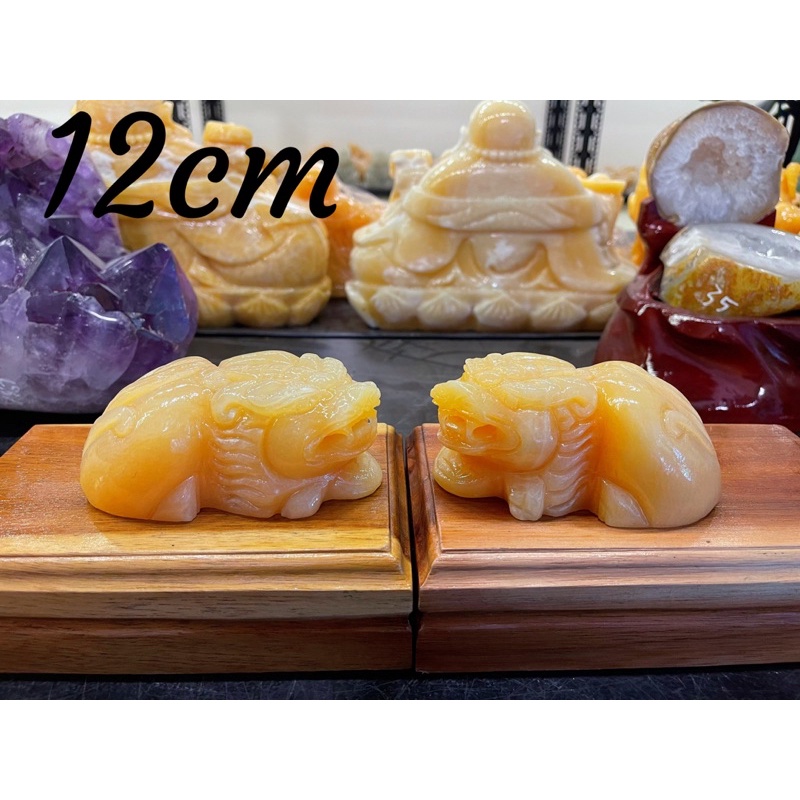 Cặp Tỳ Hưu Mông To Đá Ngọc Hoàng Long Phong Thuỷ