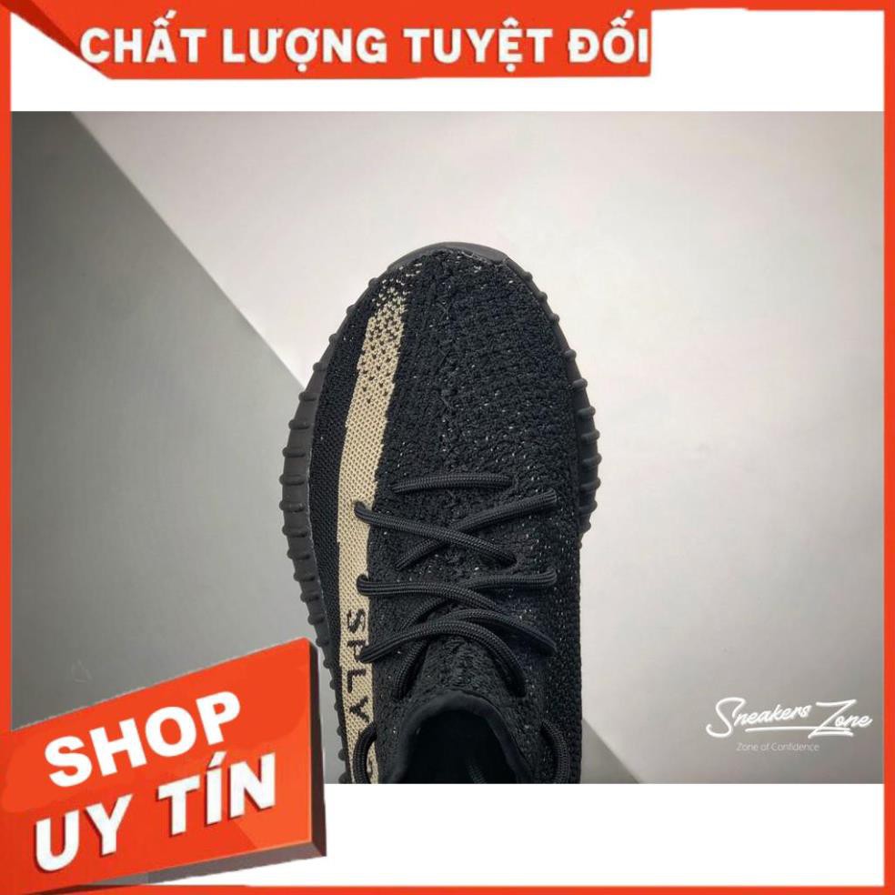 TSW -  (FREE SHIP + HỘP + QUÀ) Video Giày thể thao nam nữ YEEZY BOOST 350 V2 black Oreo đen vạch kem siêu đẹp cho nam và