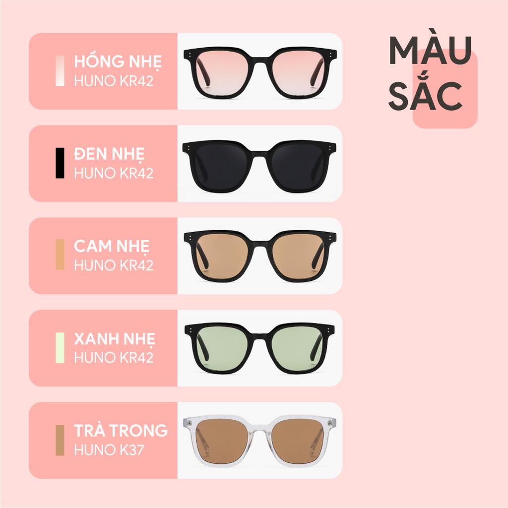 Kính râm nam nữ thiết kế hai chấm mẫu mới 2023 siêu hot kết hợp với nhiều gang màu cá tính - KR42