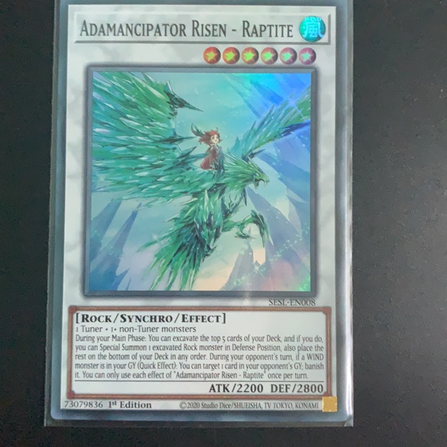 Bài yugioh: adamancipator risen- raptite