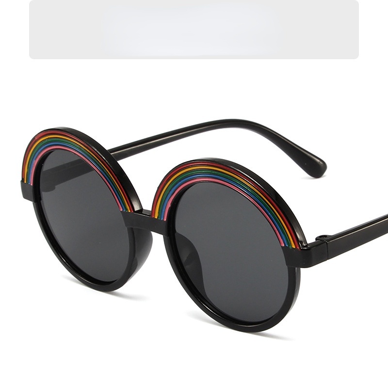 Kính Mát Gọng Tròn Cổ Điển Thời Trang Dành Cho Bé Gái