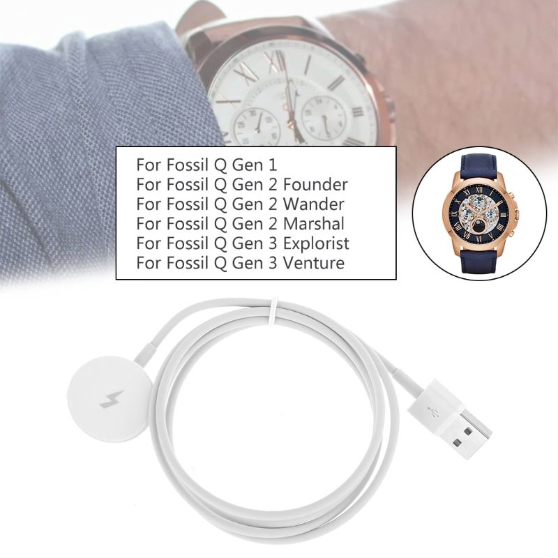 Đế Sạc Cho Đồng Hồ Thông Minh Fossil Q Gen 2 Foderer Gen 3