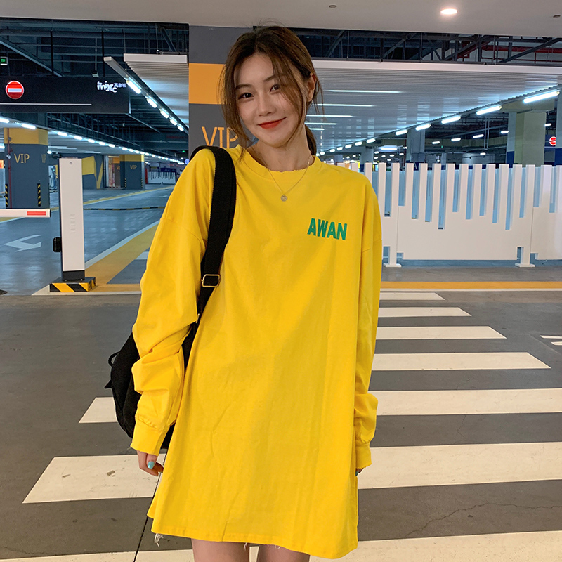 SUXI Áo Thun Nữ Cổ Tròn In Chữ Nhiều Màu