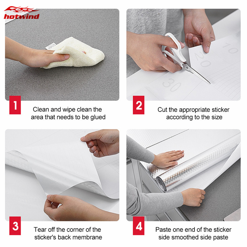 HW Giấy Dán Tường Chống Dầu Chịu Nhiệt Cao Cho Nhà Bếp