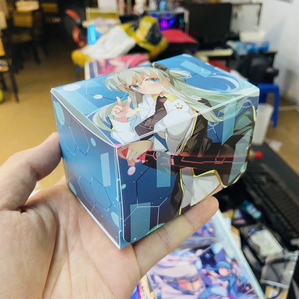 Hộp Đựng Thẻ Bài Card GameYugioh, Vanguard, MTG, Pokemon Hình Sky Striker Kích Cỡ 100+