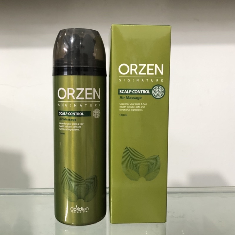 Massage kích thích mọc tóc Obsidian Orzen cho tóc thưa rụng 180ml (KOREA) New 2021