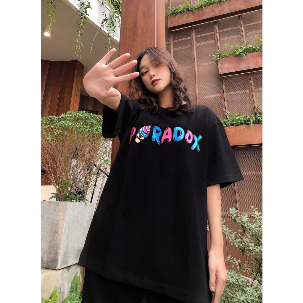 [Mã MABRS946 giảm 10% đơn 99k] Áo thun Paradox CHARMING TEE (Black)