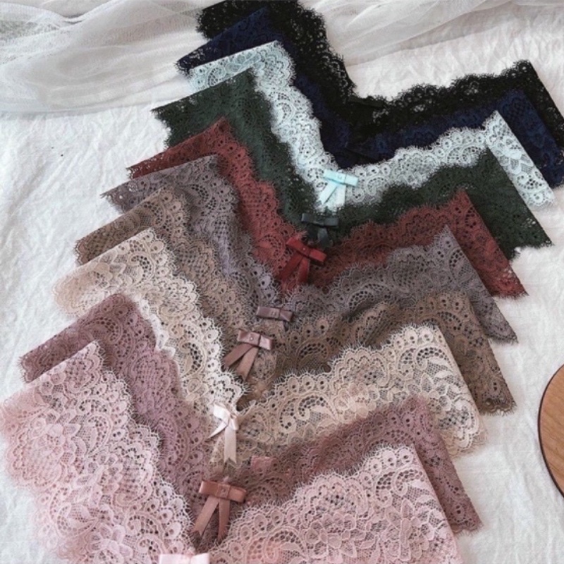 Quần Lót Quần Chíp Lọt Khe Ren Mềm Đính Nơ SIÊU GỢI CẢM Rose 8002 | BigBuy360 - bigbuy360.vn