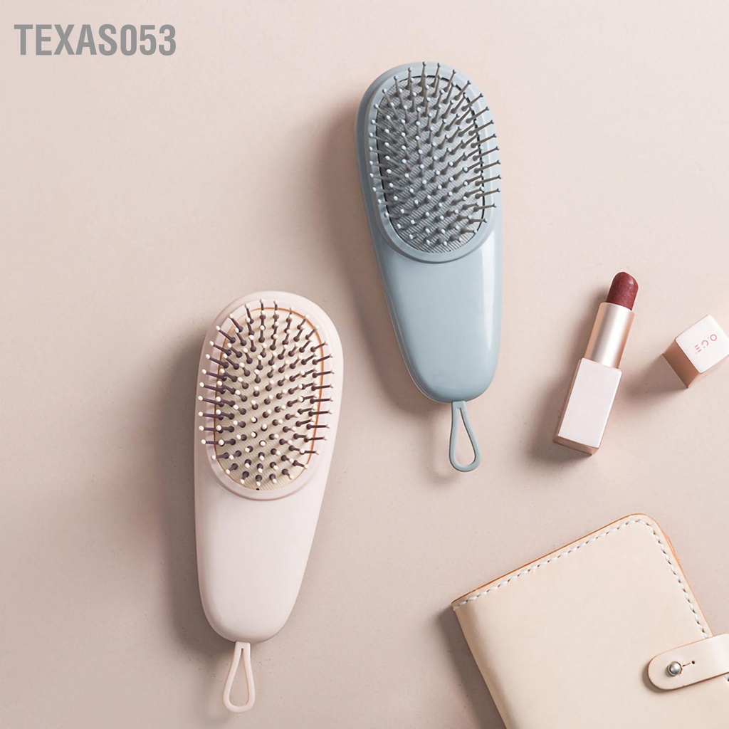 Texas053 Detangling Brush Chuyên nghiệp Nam nữ Massage Da đầu Bàn chải tạo kiểu tóc Công cụ cho khô ướt