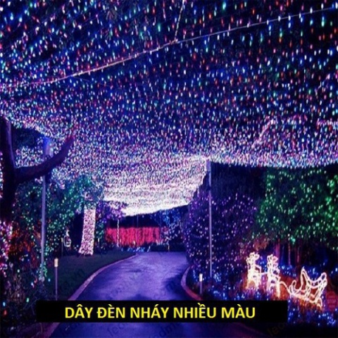 Đèn nháy trang trí kim cương, dây đèn led trang trí