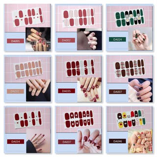 Bộ dán móng tay gồm 14 nail sticker