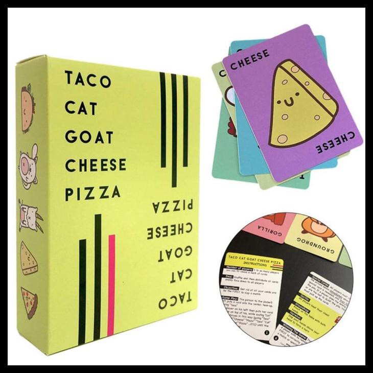 Bộ Thẻ Chơi Game Taco Cat Goat Cheese Pizza Brd419