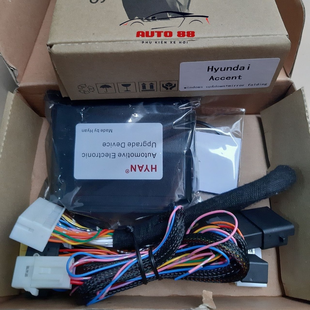 Gập gương lên xuống kính tự động Hyundai Accent 2019 - 2021 Auto88.Officialstore, có kỹ thuật viên hỗ trợ lắp đặt