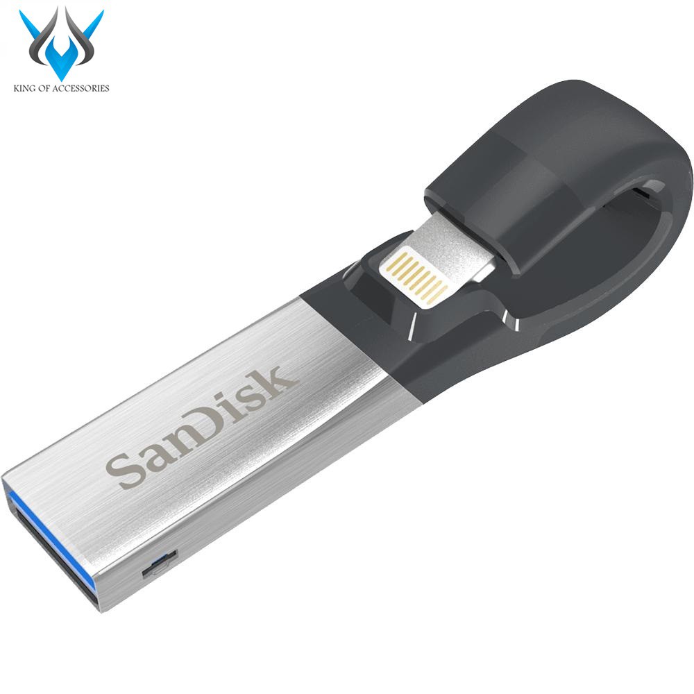 USB 3.0 OTG SanDisk iXpand 64GB dành cho Iphone / Ipad (Bạc)