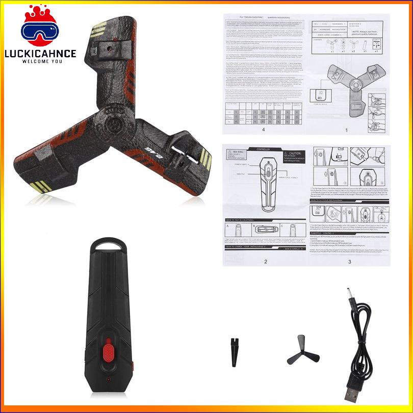 2.4G Ufo Boomerang Aircraft Creative Mini Drone Remote Control Boomerang Toy【QKC】