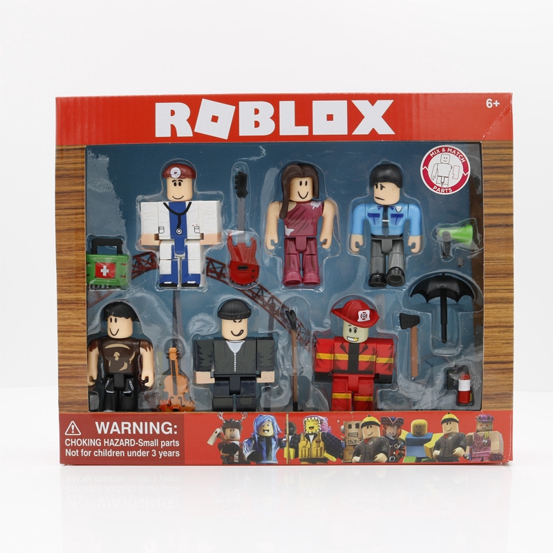 Set 6 mô hình đồ chơi hành động cư dân Roblox