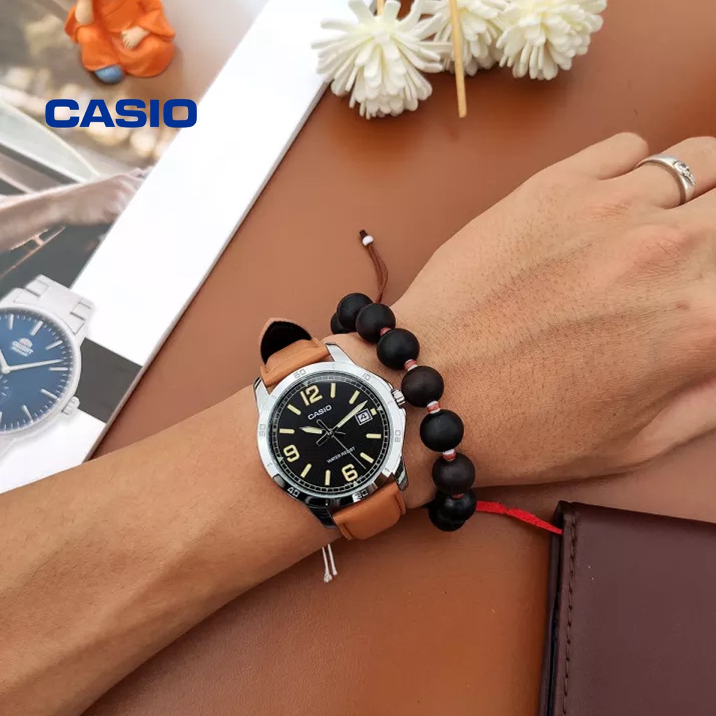 Đồng hồ nam CASIO MTP-V004L-1B2UDF chính hãng - Bảo hành 1 năm, Thay pin miễn phí