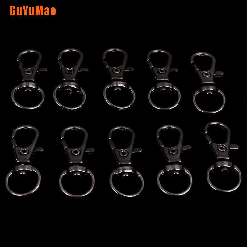 Set 10 Móc Kẹp Càng Cua Xoay Tự Làm Móc Khóa/Túi Xách
