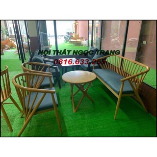 bàn ghế gỗ cafe tổ chim, Bàn ghế sofa gỗ tổ chim, Bàn ghế cafe gỗ thanh lý