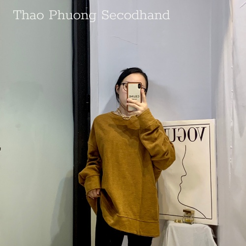 (SIÊU PHẨM) Áo sweater nỉ bông 2hand/ swt nỉ secondhand/ Áo swt lót bông