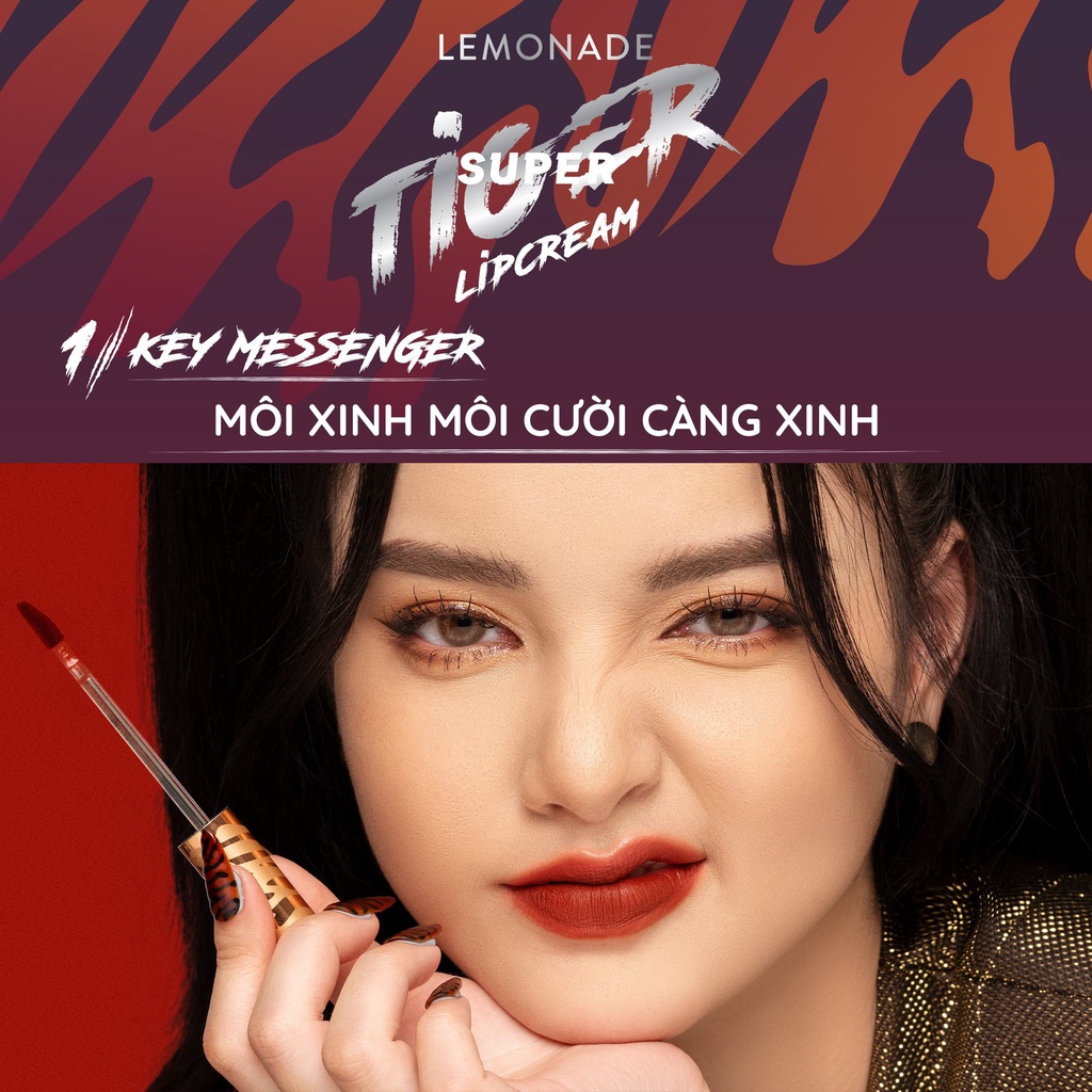 [DATE 01/2025]Son kem lì Lemonade SuperTiger Matte Lipcream 5g