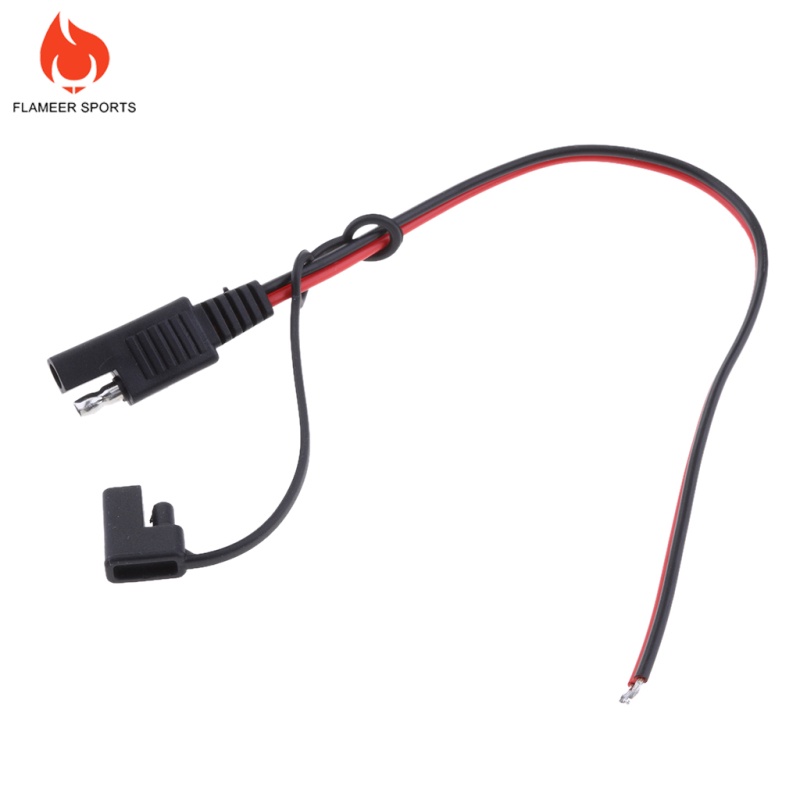 Flameer Sports  300mm 18AWG Solar Panel Battery SAE Plug Extension Adapters Cables Lines