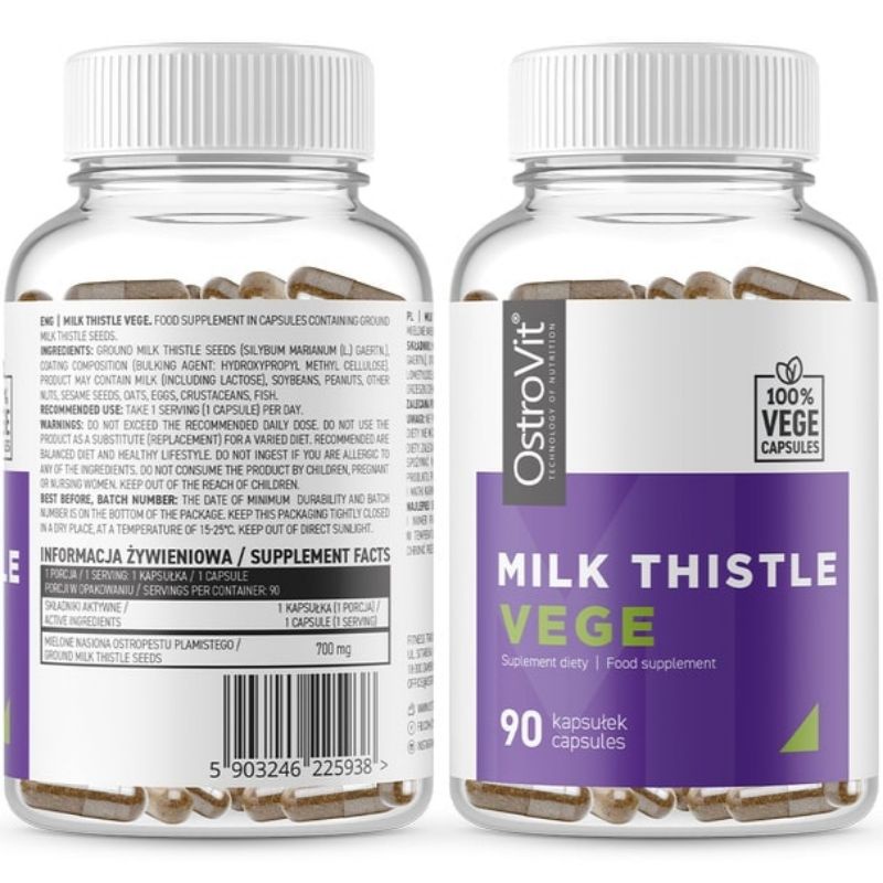 Thực Phẩm Bổ Sung Giải Độc Gan Ostrovit Milk Thistle 90 Viên TẠI WHEYSINHVIEN.COM
