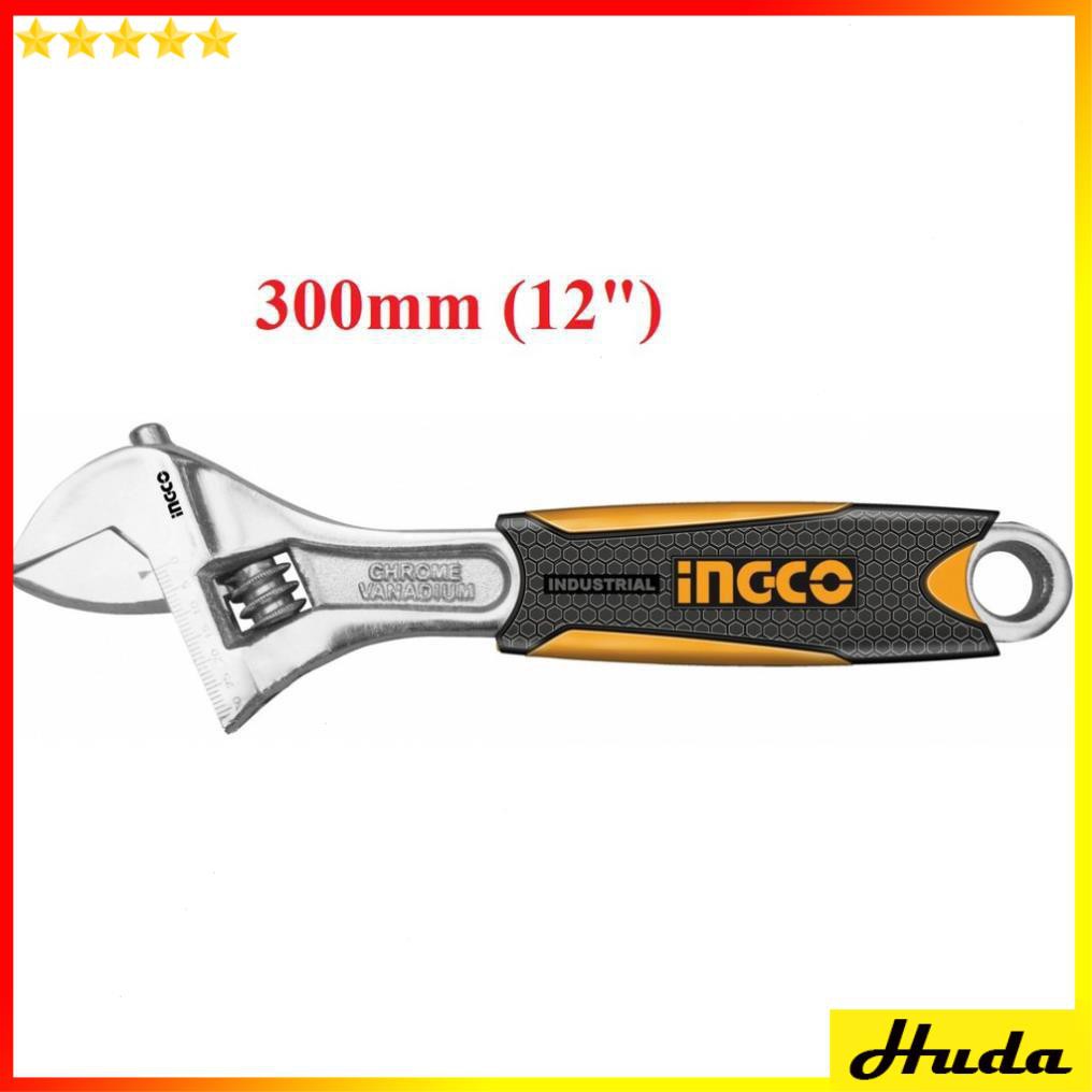 Mỏ lết cán bọc nhựa Ingco 12&quot;/300mm - HADW131128 LKJ