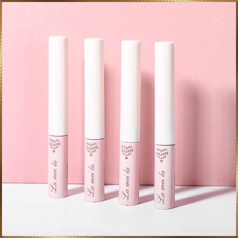Mascara siêu mảnh Lameila chuốt mi dài mịn hàng nội địa Trung vỏ hồng | BigBuy360 - bigbuy360.vn