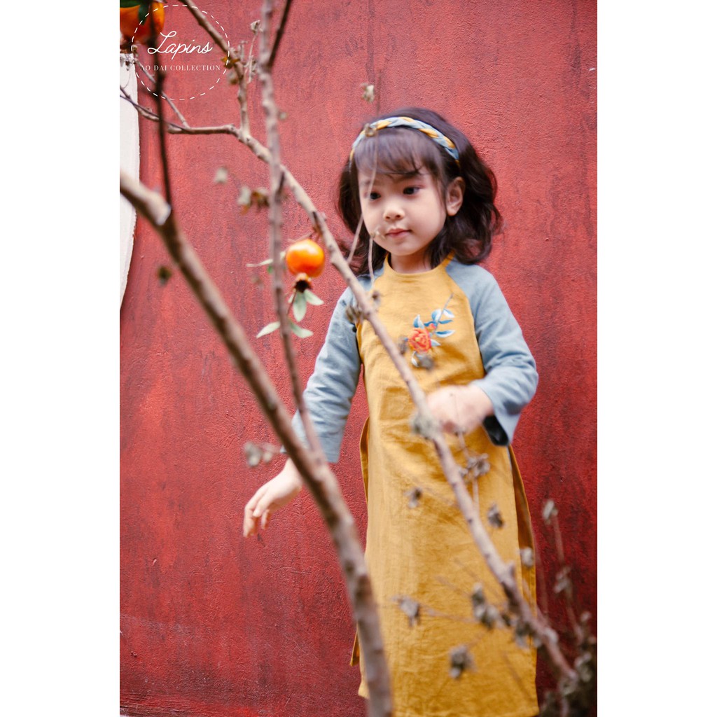 Áo dài thiết kế cho bé