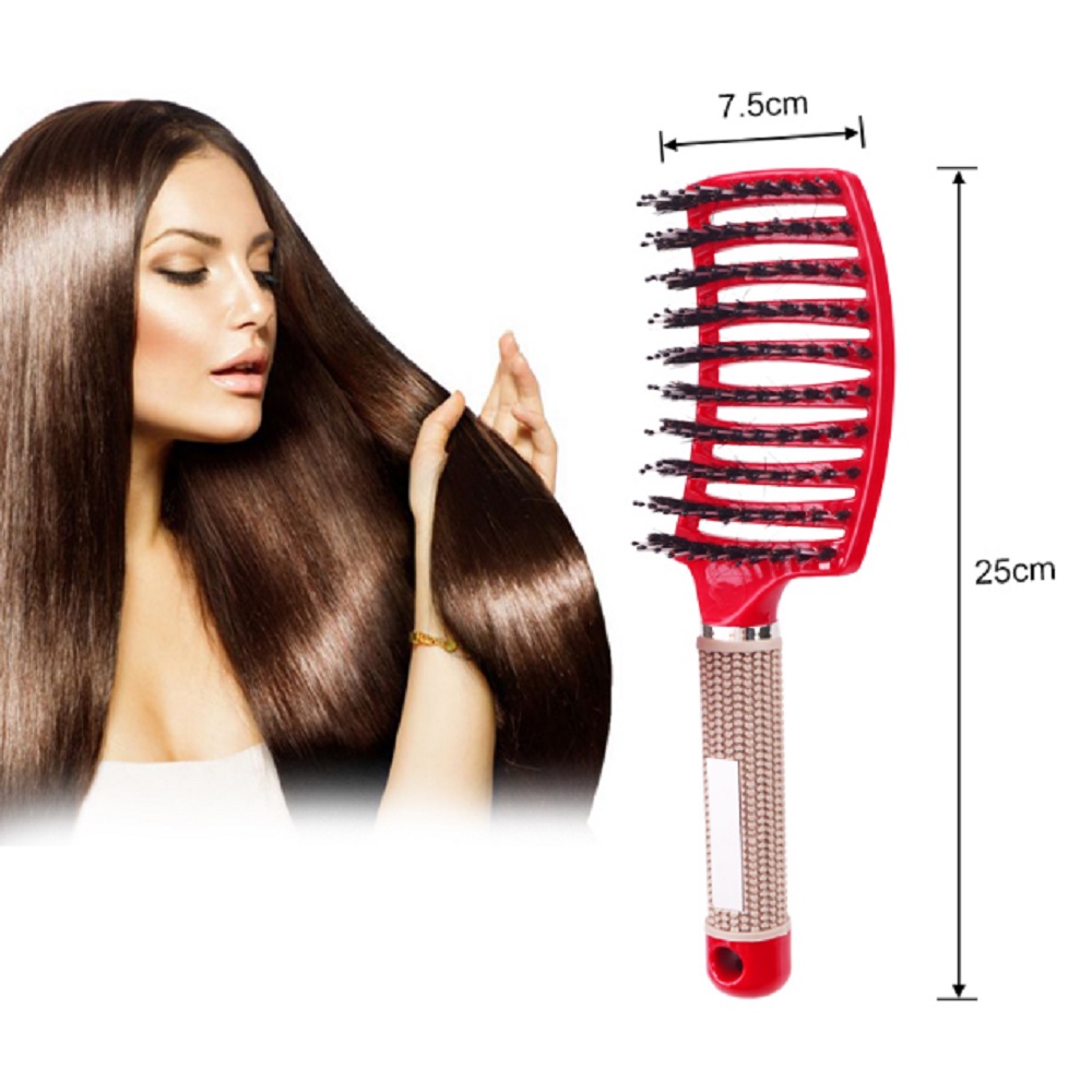 Lược Chải Tóc Mát Xa Da Đầu 4 Màu Sắc Tùy Chọn Dành Cho Nữ