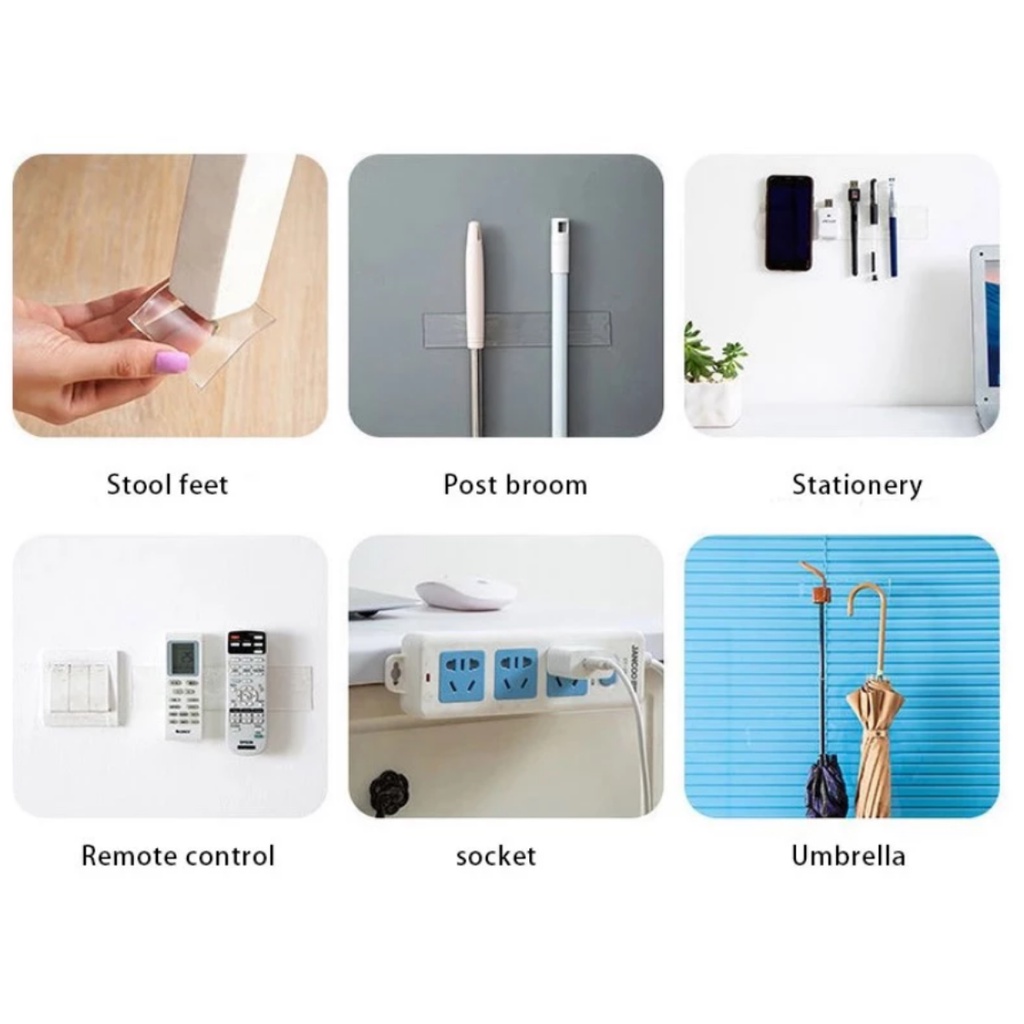 Cuộn 5m băng dính ma thuật 2 mặt magic, có thể giặt và tái sử dụng hàng loại 1 dày 2mm bản 3cm