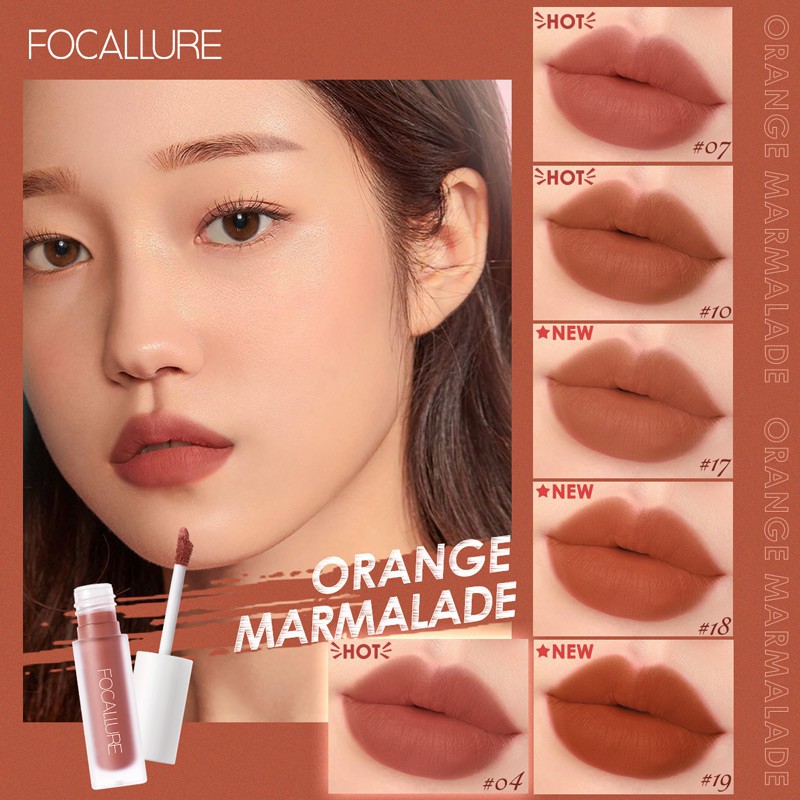 Son lì FOCALLURE màu nude chống thấm nước và lâu trôi 4.8g