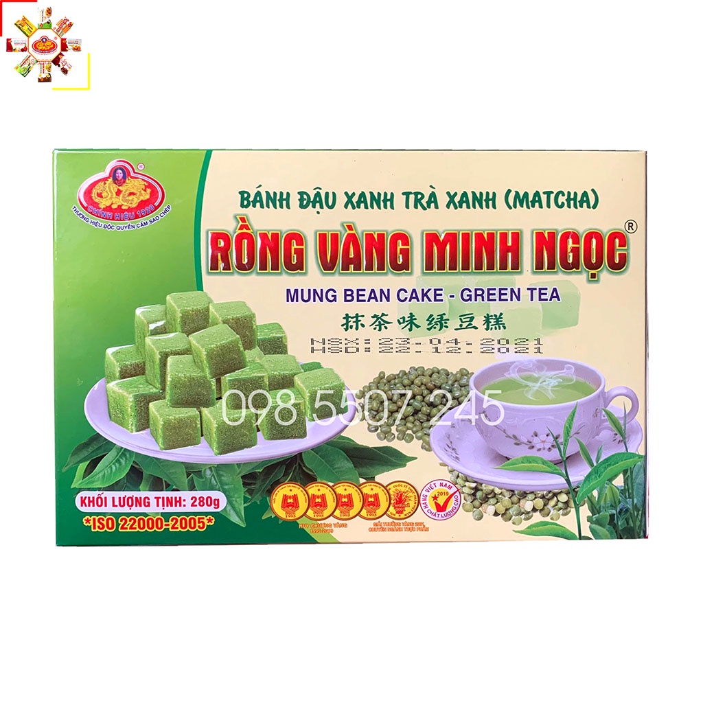 Bánh đậu xanh Minh Ngọc A35 8 vị 300g | BigBuy360 - bigbuy360.vn