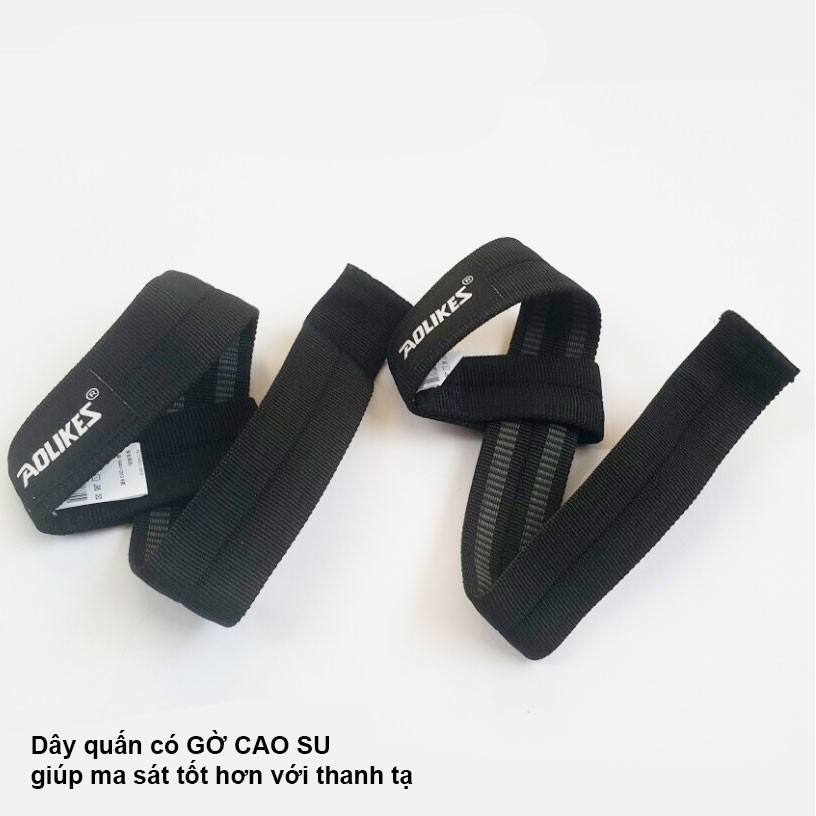 Straps Aolikes móc Hỗ trợ các bài tập kéo trong gym cực hiệu quả