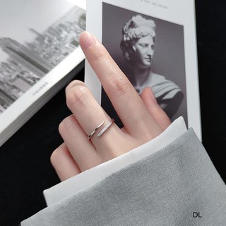 nhẫn nữ bạc đính đá