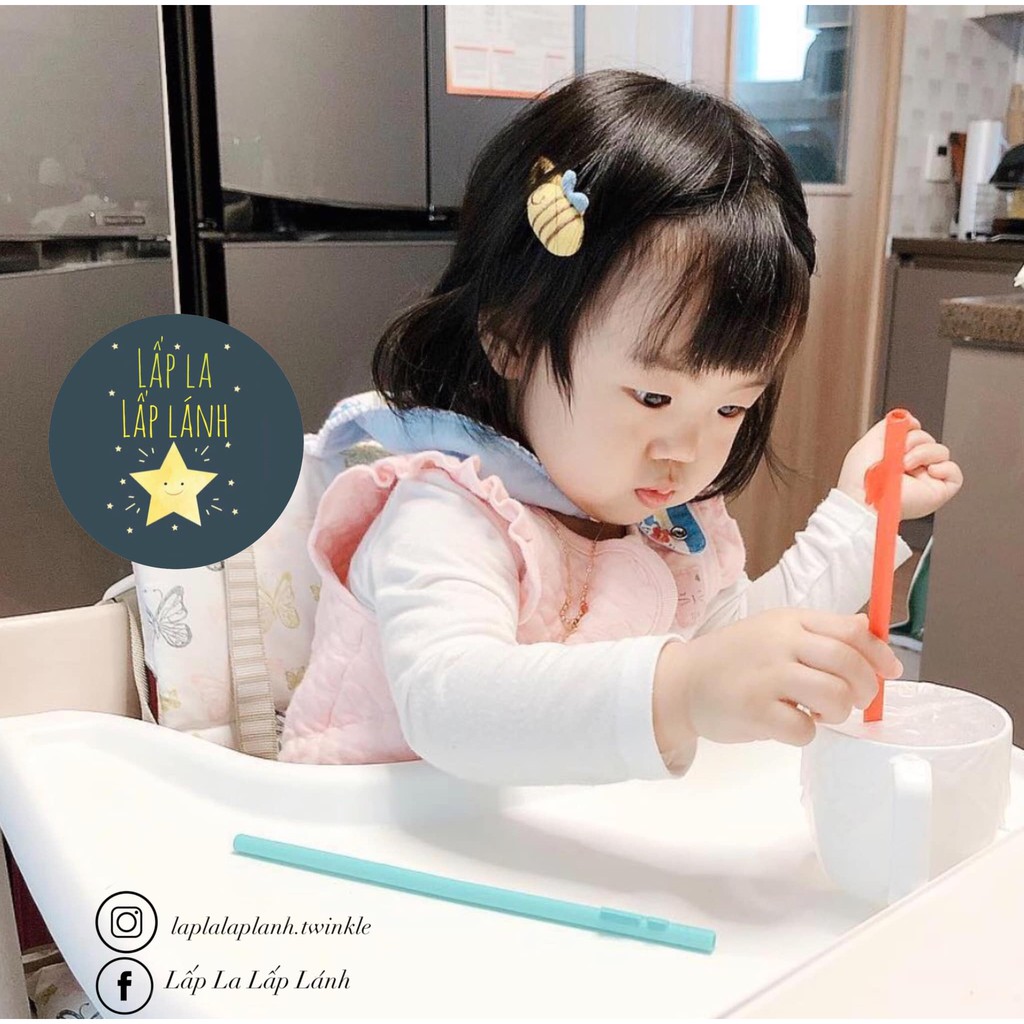 Ống hút silicone Eeek #madeinKorea dễ tiệt trùng nước sôi, UV, hơi nước, dễ vệ sinh, bảo vệ môi trường, tái sử dụng
